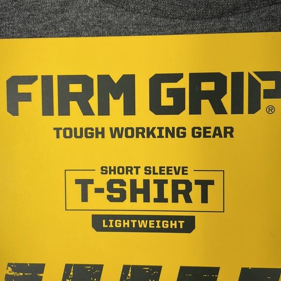 2 Firm Grip NWT Large Tough Working Gear SS T Shirts Lightweight Ultra Soft Flex - Picture 5 of 13